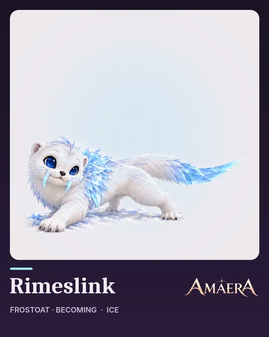 Rimeslink, a becoming of Frostoat
