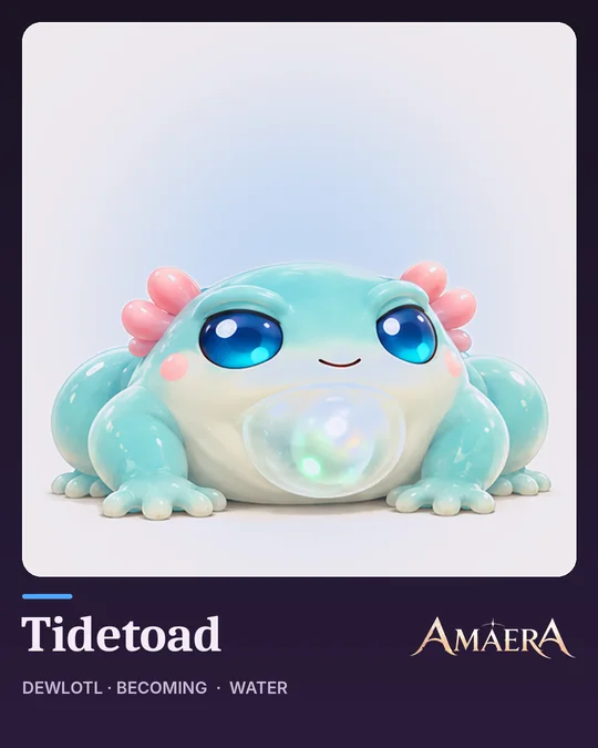 Tidetoad, a becoming of Dewlotl